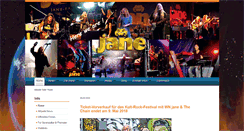 Desktop Screenshot of jane-band.com