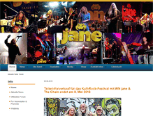 Tablet Screenshot of jane-band.com